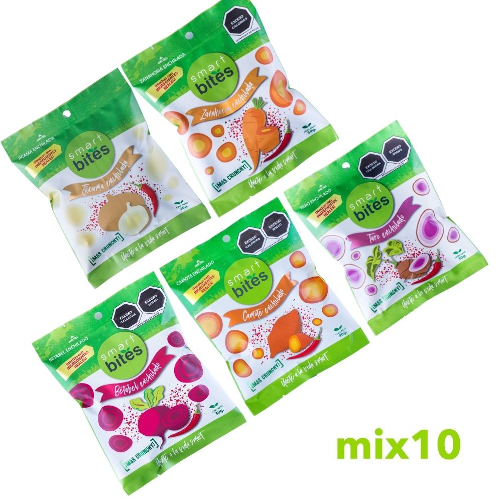 MIX 10: Surtido de Chips Smart Bites