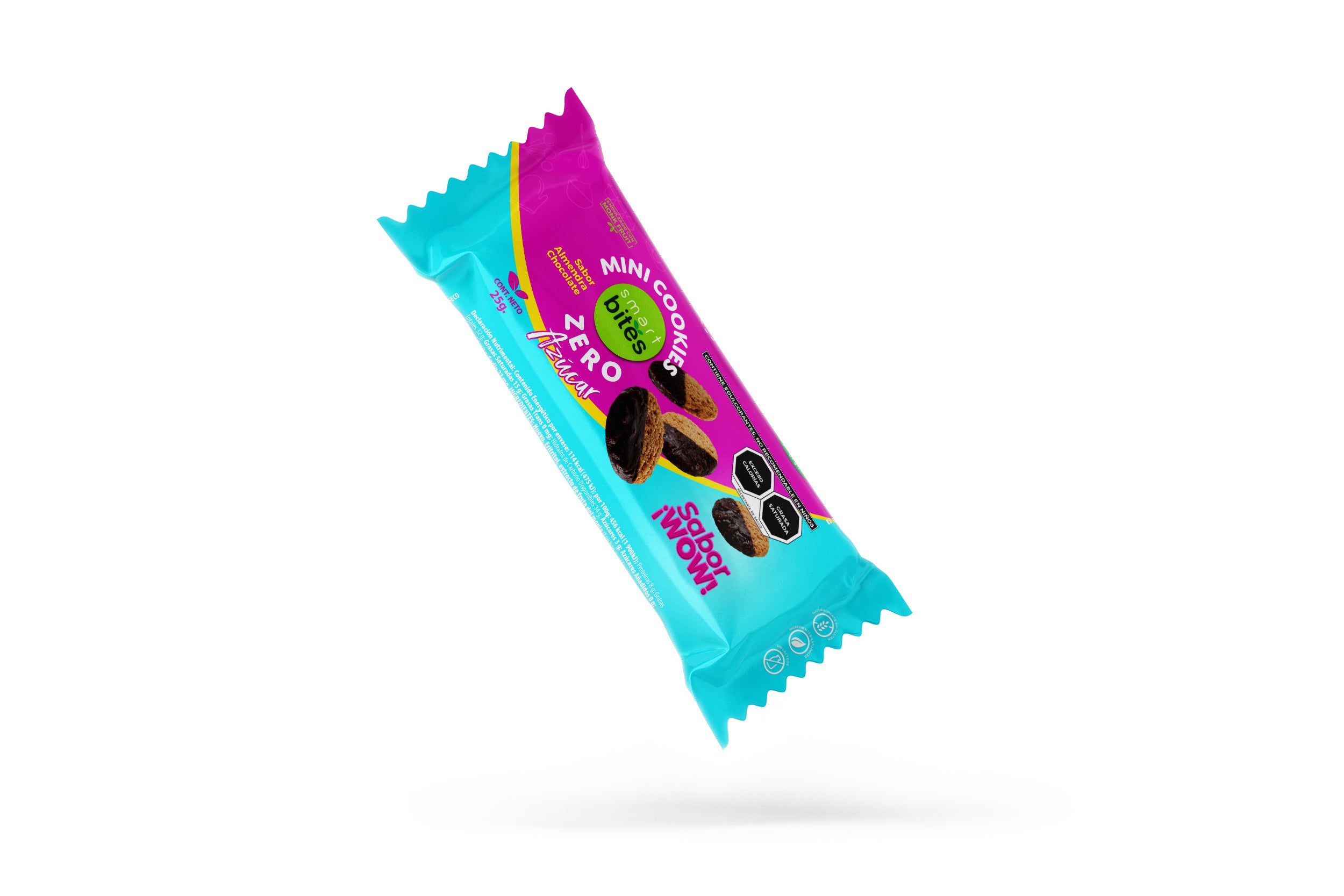 Mini Cookies Almendra Chocolate – Smart Bites MX